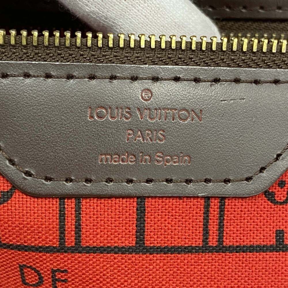 LOUIS VUITTON Brown Damier Neverfull MM Tote Bag - Picture 5 of 13